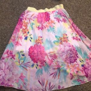 Floral skirt